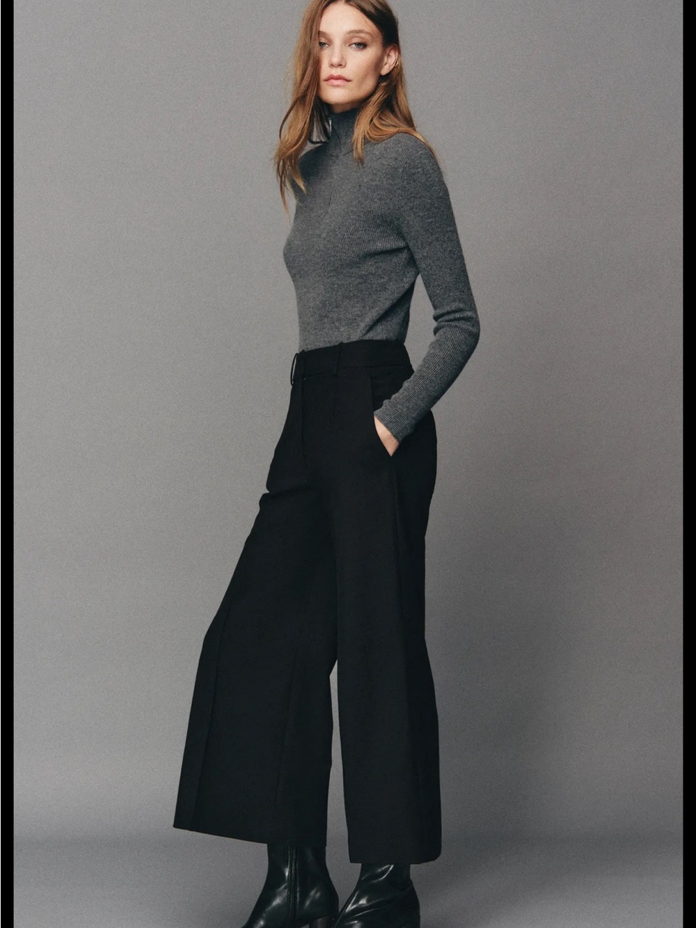 Zara - ZW COLLECTION CROPPED PANTS